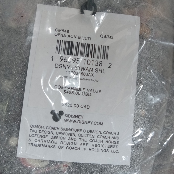 [Disney X Coach] 🖤 Authentic Rowan Satchel With Holiday Print - Picture 8 of 8